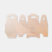 Ballotins Calligraphie gris délicat Merci boîte Brown (Déplié)