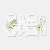 Ballotins Calligraphie Mariage de fleur romantique (Déplié)