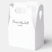 Ballotins Calligraphie Mariage noir et blanc (Ouvert)
