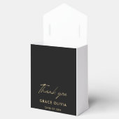 Ballotins Calligraphie Noir et or Graduation (Ouvert)