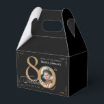 Ballotins Calligraphie Photo personnalisée Black Gold 80e an<br><div class="desc">Calligraphie Custom Photo Black Gold 80th Birthday Ballotins. Et élégamment conçu invitation spéciale fête d'anniversaire,  avec une photo personnalisée de personne d'anniversaire et de calligraphie script avec des éléments florissants vintages. Assez simple pour s'adapter à une variété de thèmes et de couleurs ! Besoin d'aide ? Contactez-moi !</div>