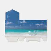 Ballotins Calligraphie Plage Mariage Tente Ballotin (Déplié)