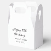 Ballotins calligraphie simple minimum heureux 15e anniversai (Ouvert)