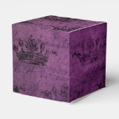 Ballotins Calligraphie Vintage en détresse Violet (Arrière)