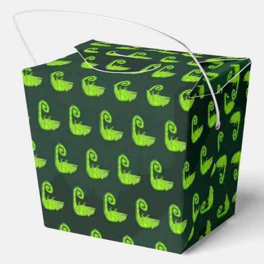 Ballotins Caméléon vert mignon (Verso)