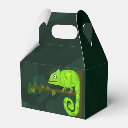 Ballotins Caméléon vert mignon (Verso)