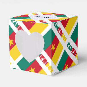 Ballotins Cameroun Drapeau Camerounais Personnalisé en Carre