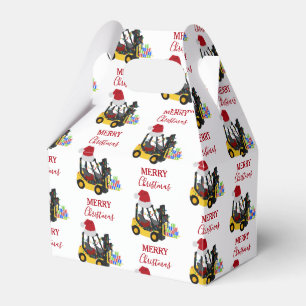 Ballotins Camion chariot élévateur de Noël