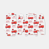 Ballotins Camion de feu rouge de Noël (Déplié)