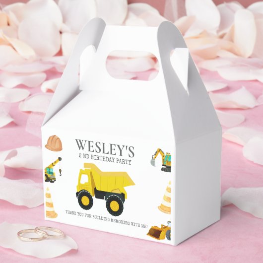 Ballotins Camions de construction Anniversaire (Mariage)
