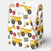 Ballotins Camions De Construction, Boîte Cadeau, Gable (Ouvert)