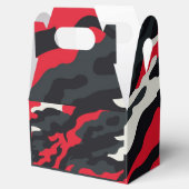 Ballotins Camouflage blanc gris rouge Motif Camo (Ouvert)
