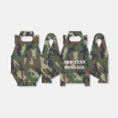 Ballotins Camouflage militaire des forêts de bois (Déplié)