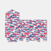 Ballotins Camouflage rouge blanc et bleu (Déplié)