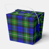 Ballotins Campbell tartan bleu vert plaid (Arrière)