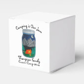 Ballotins Camping is Our Jam Tent and Mountains in Jar (Verso)