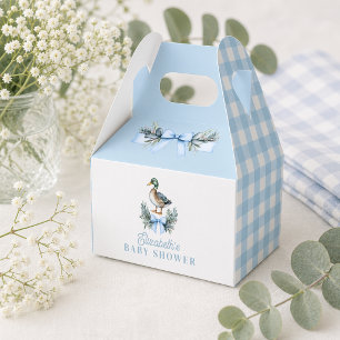 Ballotins Canard colvert bébé garçon bleu Shower de naissanc