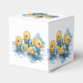 Ballotins Canard en caoutchouc mou en bleu (Arrière)