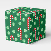 Ballotins Canne en bonbons rouge et verte de Noël (Verso)