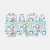 Ballotins Caractères de dessin mignon motif L Blue BG (Déplié)