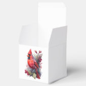 Ballotins Cardinal d'hiver aquarelle rouge vif (Ouvert)