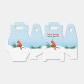 Ballotins Cardinal En Fête De Noël De Neige (Déplié)