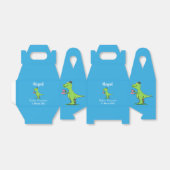 Ballotins Caricature de dinosaure vert t rex (Déplié)