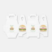 Ballotins Caricature de hamburger kawaii joyeux (Déplié)