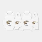 Ballotins Caricature de lézard rouge (Déplié)