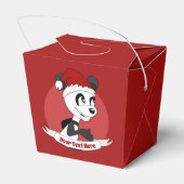 Ballotins Caricature de Noël avec mignon ballotin d'ours de (Arrière)