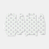 Ballotins Caricature de petit requin vert Coeur (Déplié)