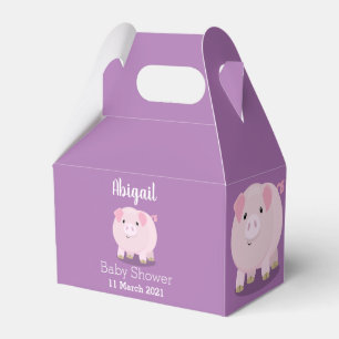 Ballotins Caricature de porc mignon rose pot vendue