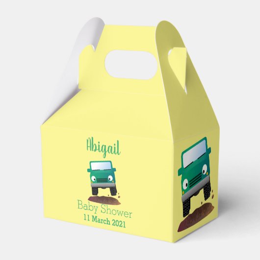 Ballotins Caricature de voiture 4 X4 hors route (Arrière)