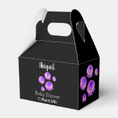 Ballotins Caricature kawaii de méduse violette rose mou (Arrière)