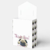 Ballotins Carlin chien Merci Party boîte de préférence (Ouvert)