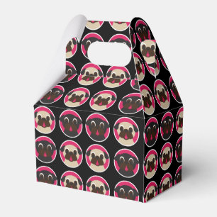 Ballotins Carlins viscéraux et noirs en cercles Motif Party