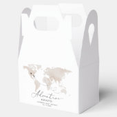 Ballotins CARMEN Carte Beige Baby shower d'aventure (Ouvert)