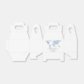 Ballotins CARMEN Dusty Blue Map Baby shower d'aventure (Déplié)