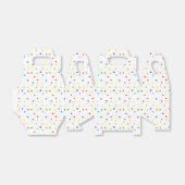 Ballotins Carré coloré Confetti Ballotin (Déplié)