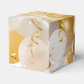 Ballotins Carré Gold et White Balloons (Arrière)