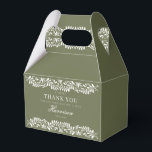 Ballotins Carreau de Talavera vert Dessert de mariage Fiesta<br><div class="desc">Tout le monde adore une fête ! Cette collection est un mélange époustouflant d'élégance et de patrimoine culturel, inspiré des motifs traditionnels de carreaux de Talavera mexicains. La bordure florale en terre cuite vert olive exhale la sophistication et une touche de charme festif, ce qui la rend parfaite pour votre...</div>