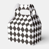 Ballotins Carreaux de diamant noir et blanc (Arrière)