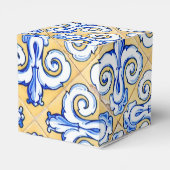 Ballotins Carreaux espagnols - Azulejo Bleu, Jaune et Blanc (Arrière)