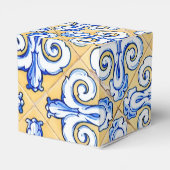 Ballotins Carreaux espagnols - Azulejo Bleu, Jaune et Blanc (Arrière)