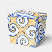 Ballotins Carreaux espagnols - Azulejo Bleu, Jaune et Blanc (Arrière)