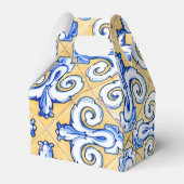 Ballotins Carreaux espagnols - Azulejo Bleu, Jaune et Blanc (Arrière)