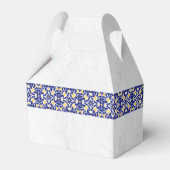 Ballotins Carrelage bleu blanc jaune méditerranéen Mariage c (Arrière)