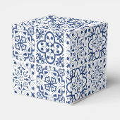 Ballotins Carrelage bleu méditerranéen Mariage (Arrière)