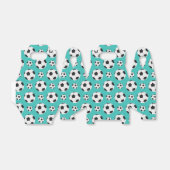 Ballotins carrelage mignon motif de football (Déplié)