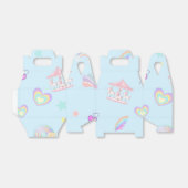 Ballotins Carrousel arc-en-ciel magique Unicorn anniversaire (Déplié)